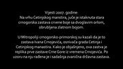 Zašto se zastava Crnojevića više ne ističe na Cetinjskom manastiru?