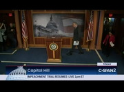 Senate Democrats on Impeachment Trial : CSPAN2 : January 30, 2020 11:49am-12:11pm EST