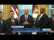 President Biden Remarks at Medal of Honor Ceremony : CSPAN2 : January 3, 2025 11:37pm-12:17am EST