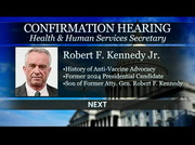 HHS Sec. Nominee RFK Jr. Testifies at Confirmation Hearing : CSPAN2 : January 30, 2025 2:30am-6:04am EST