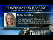 Small Business Admin. Nominee Kelly Loeffler Testifies at Confirmation Hearing : CSPAN2 : January 31, 2025 11:00am-1:03pm EST