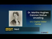 Dr. Martha Hughes Cannon U.S. Capitol Statue Unveiling : CSPAN3 : January 12, 2025 2:55pm-3:41pm EST