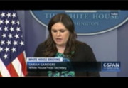 White House Briefing : CSPAN : March 9, 2018 5:59pm-6:25pm EST