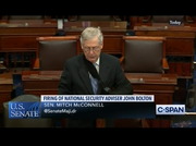 U.S. Senate Sen. McConnell on John Bolton Firing : CSPAN : September 12, 2019 12:30am-12:32am EDT