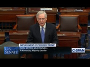 U.S. Senate Sen. McConnell on Senate Impeachment Trial : CSPAN : December 22, 2019 3:59pm-4:06pm EST