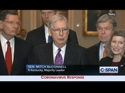 Senate Republican Leaders News Conference : CSPAN : March 10, 2020 3:15pm-3:28pm EDT