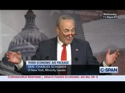 Sen. Schumer Post Vote Press Briefing : CSPAN : March 26, 2020 10:11am-10:25am EDT