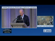 President Jimmy Carter Arrival to Private Funeral Service : CSPAN : January 9, 2025 5:03pm-6:39pm EST