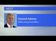 President Biden Delivers Farewell Address to the Nation : CSPAN : January 16, 2025 1:26pm-1:45pm EST