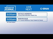 Washington Journal 01/26/2025 : CSPAN : January 26, 2025 7:00am-10:02am EST