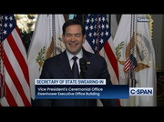 Secretary of State Marco Rubio Delivers First Remarks : CSPAN : January 26, 2025 9:50pm-10:10pm EST