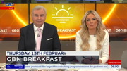 Breakfast with Stephen and Ellie : GBN : February 13, 2025 6:00am-9:31am GMT