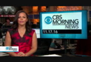 CBS Morning News : WOIO : November 17, 2016 4:00am-4:30am EST