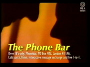 The Phone Bar Advert