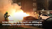 Twee auto's afgebrand aan Pachtersdreef Den Haag